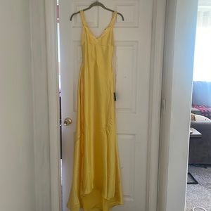 Yellow formal dress